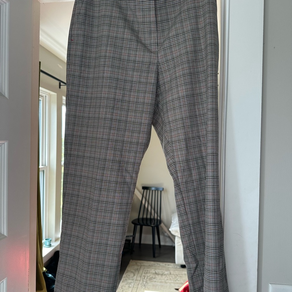 Theory wool plaid trouser pants- 14